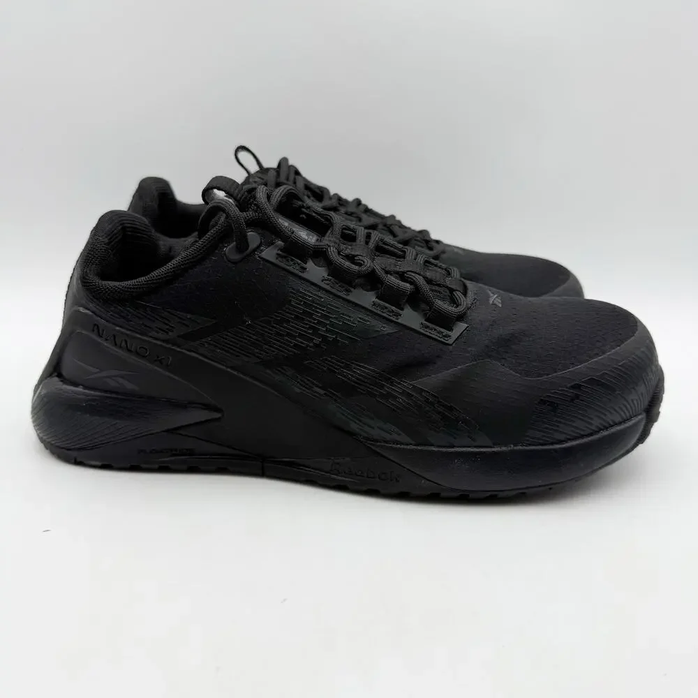 Reebok Womens Nano X1 Adventure EH Comp Toe Work Sneakers US 6.5 M Black GUC